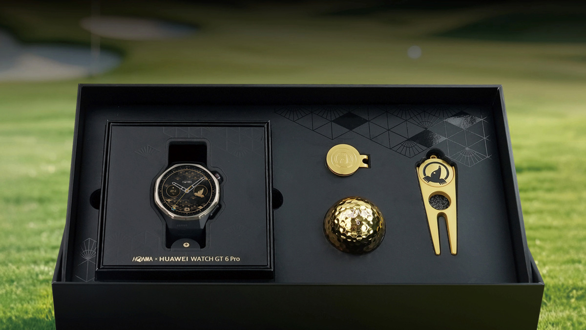 Contenu de la boîte de la montre premium. Illustration : Huawei