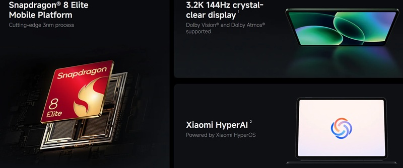 Xiaomi Pad 8 and Pad 8 Pro tablets