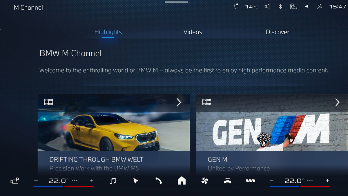 M Cockpit app by BMW