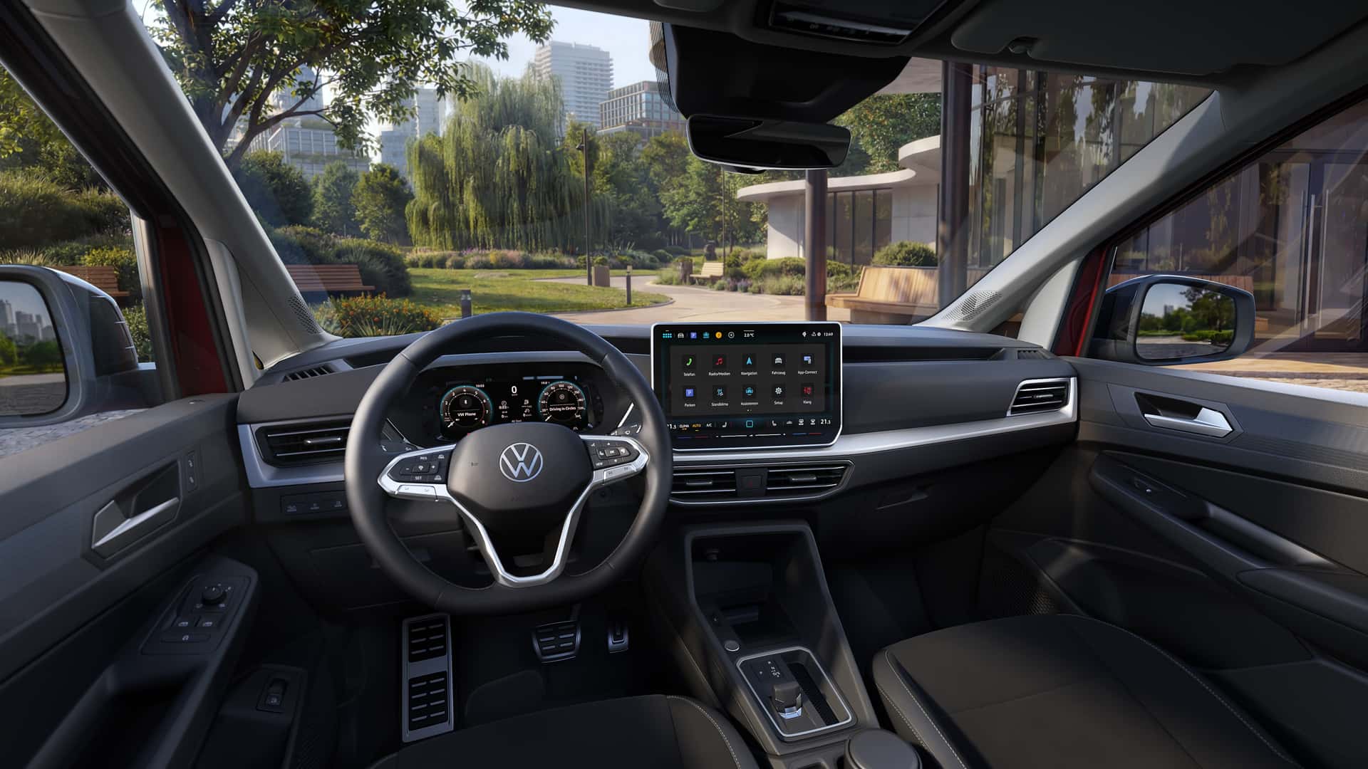 Обновленный интерьер Volkswagen Caddy