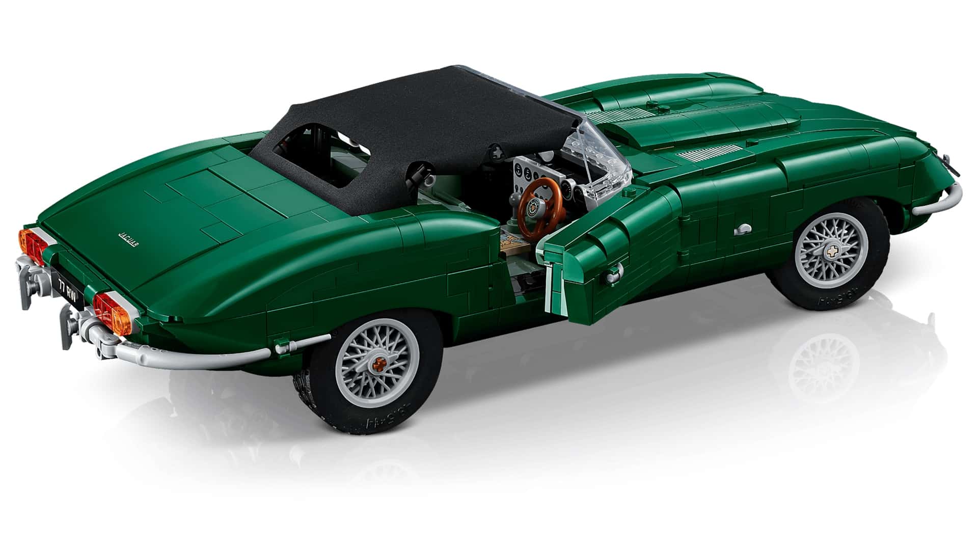 LEGO Jaguar E-Type вид ззаду