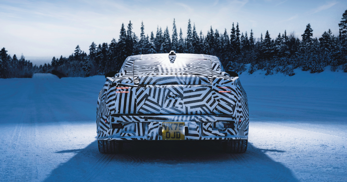 New Jaguar GT in Tests