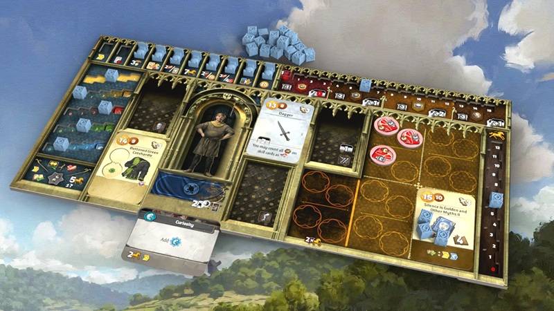Kingdom Come: Deliverance — The Board Game features over 700 cards and 500 items across 10 storylines.