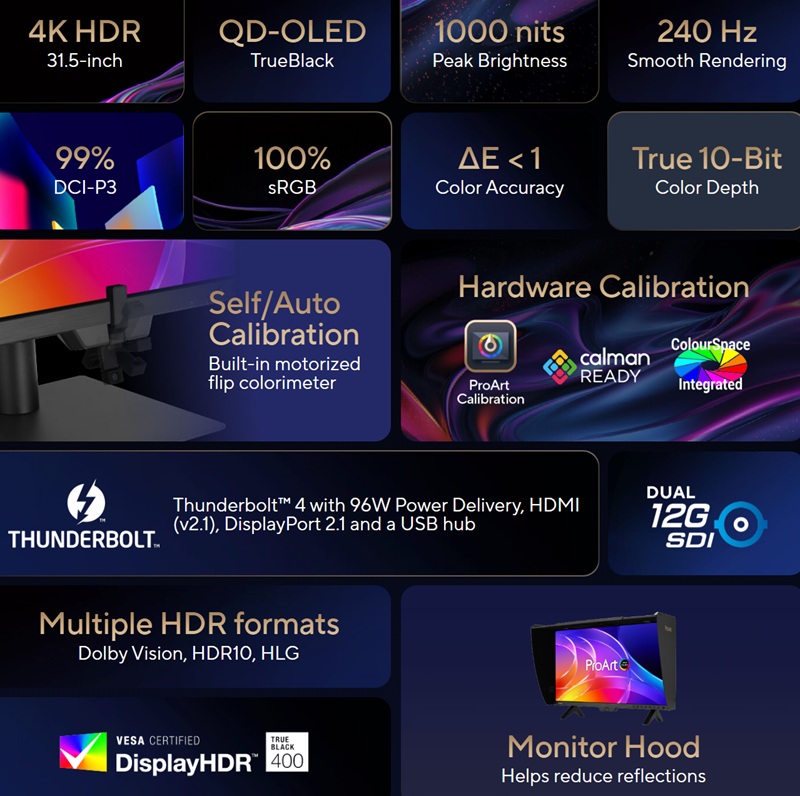 ASUS ProArt Display OLED PA32USD монітор
