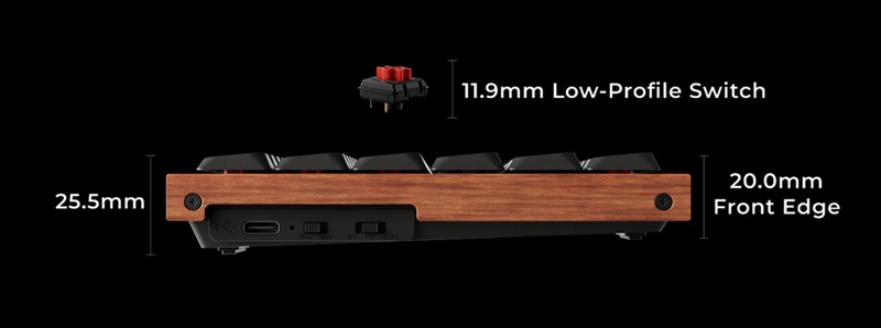 La platine hot-swappable permet de changer les switches Milk POM sans outil de soudure.