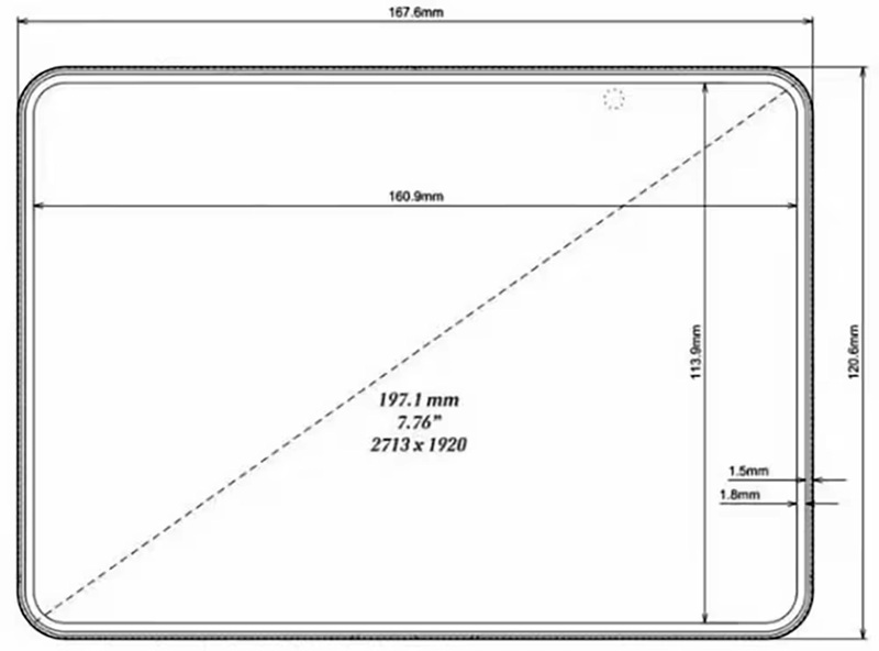 CAD-креслення складаного iPhone