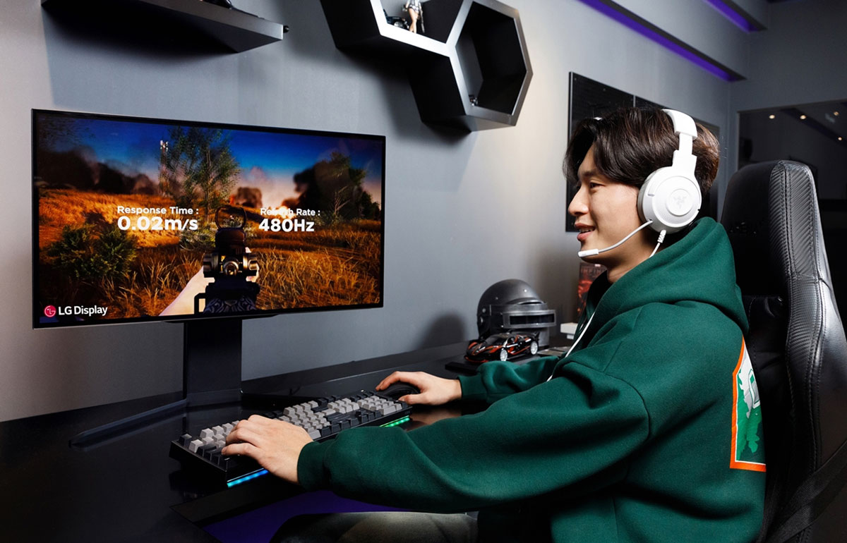 Dalle OLED gaming LG Display testée à quatre fréquences de rafraîchissement dans le cadre de l'étude.
