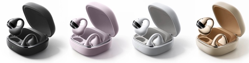 Les Xiaomi Clip sont disponibles en blanc, noir, or et violet.