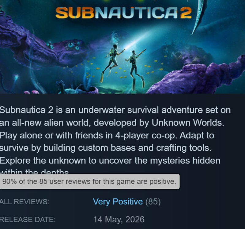Подводный пейзаж из Subnautica 2