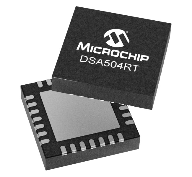 DSA504RT clock generator. Photo: Microchip