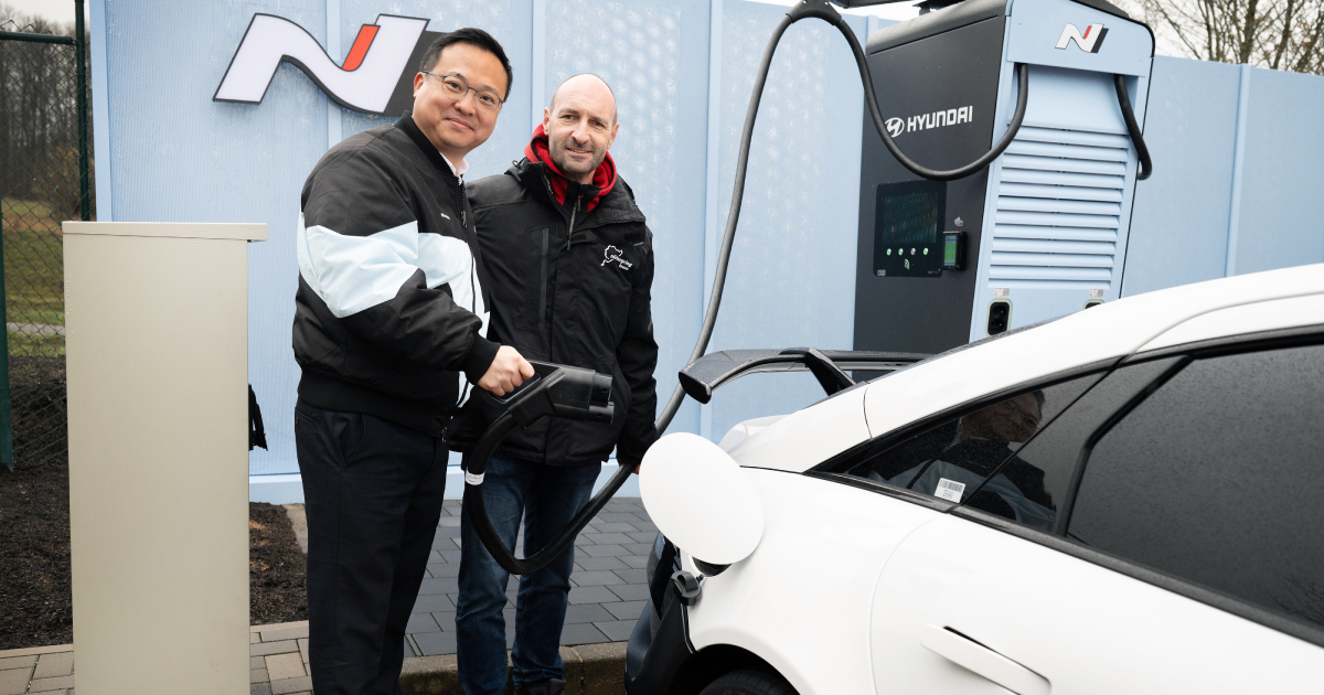 Зарядная станция Hyundai на Нюрбургринге