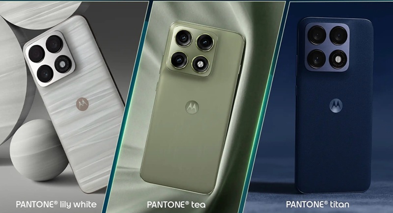 Возможные цвета Motorola Edge 70 Pro