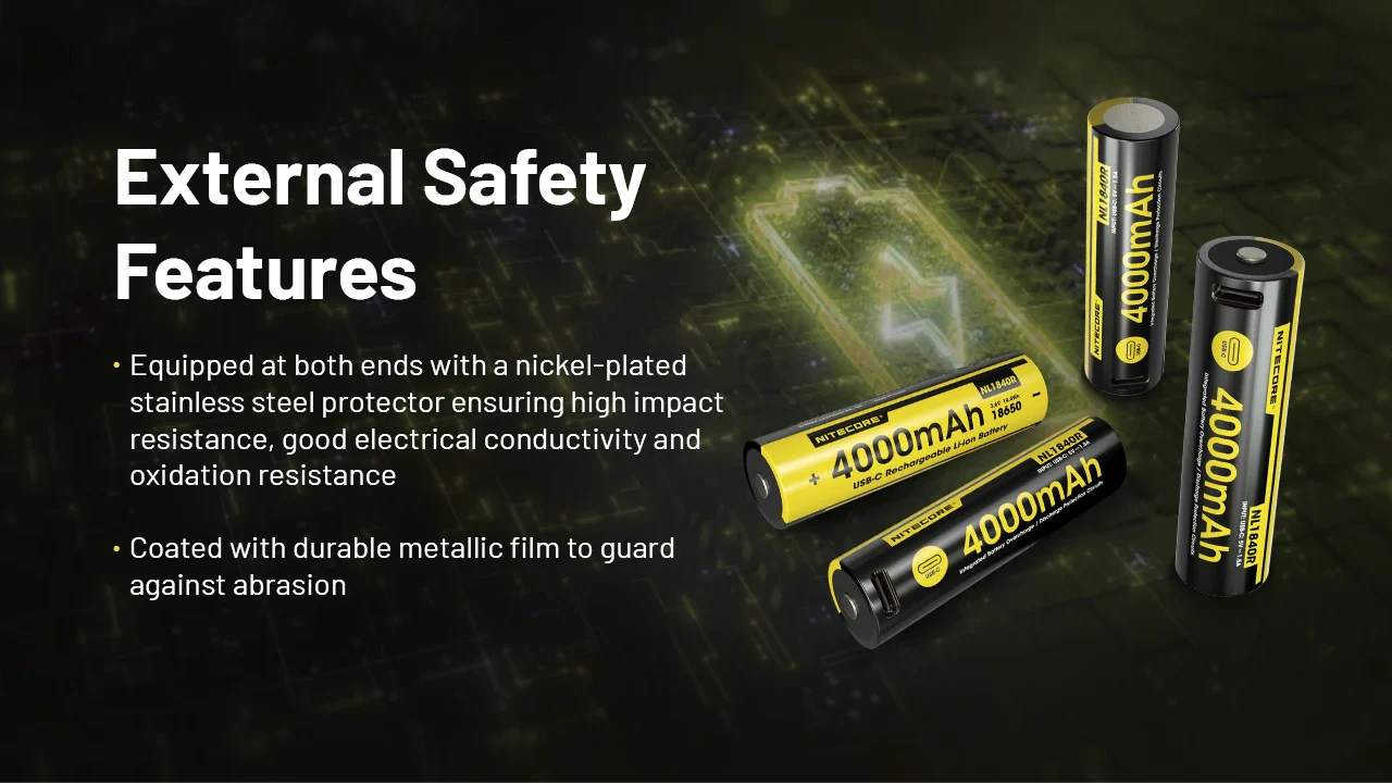 Аккумулятор Nitecore NL1840R в среде использования