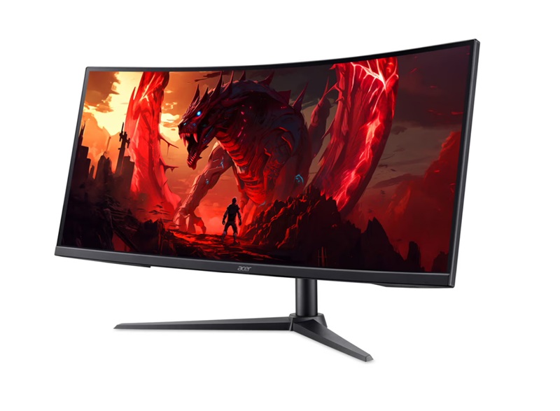 Nitro XZ340CKR P — 34-inch curved WUHD ultrawide at 180Hz with DFR.