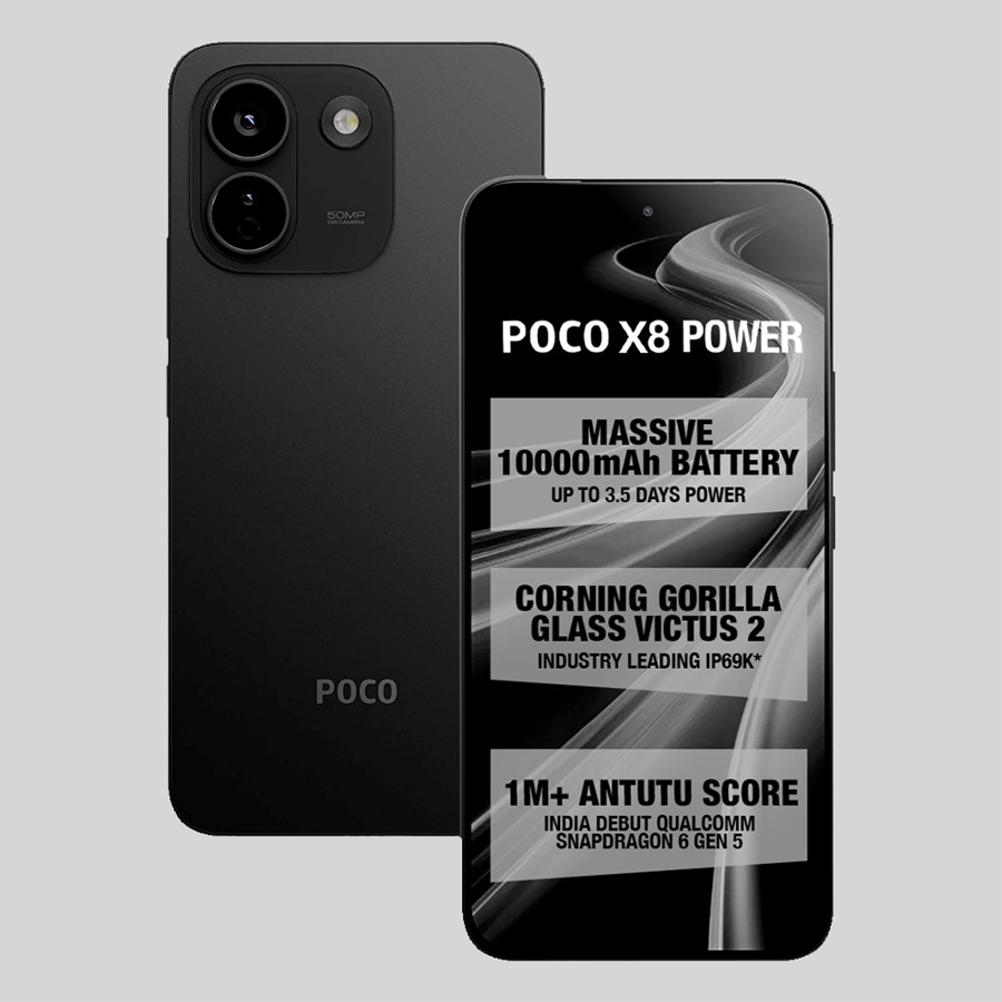 Poco X8 Power вигляд збоку