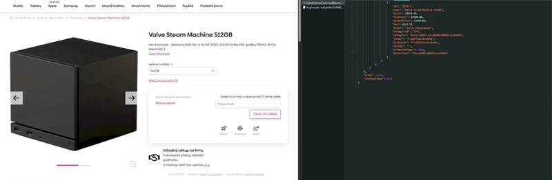 Можлива ціна для консолі Steam Machine