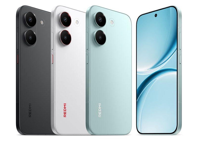 Смартфони Redmi Turbo 5 в різних кольорах