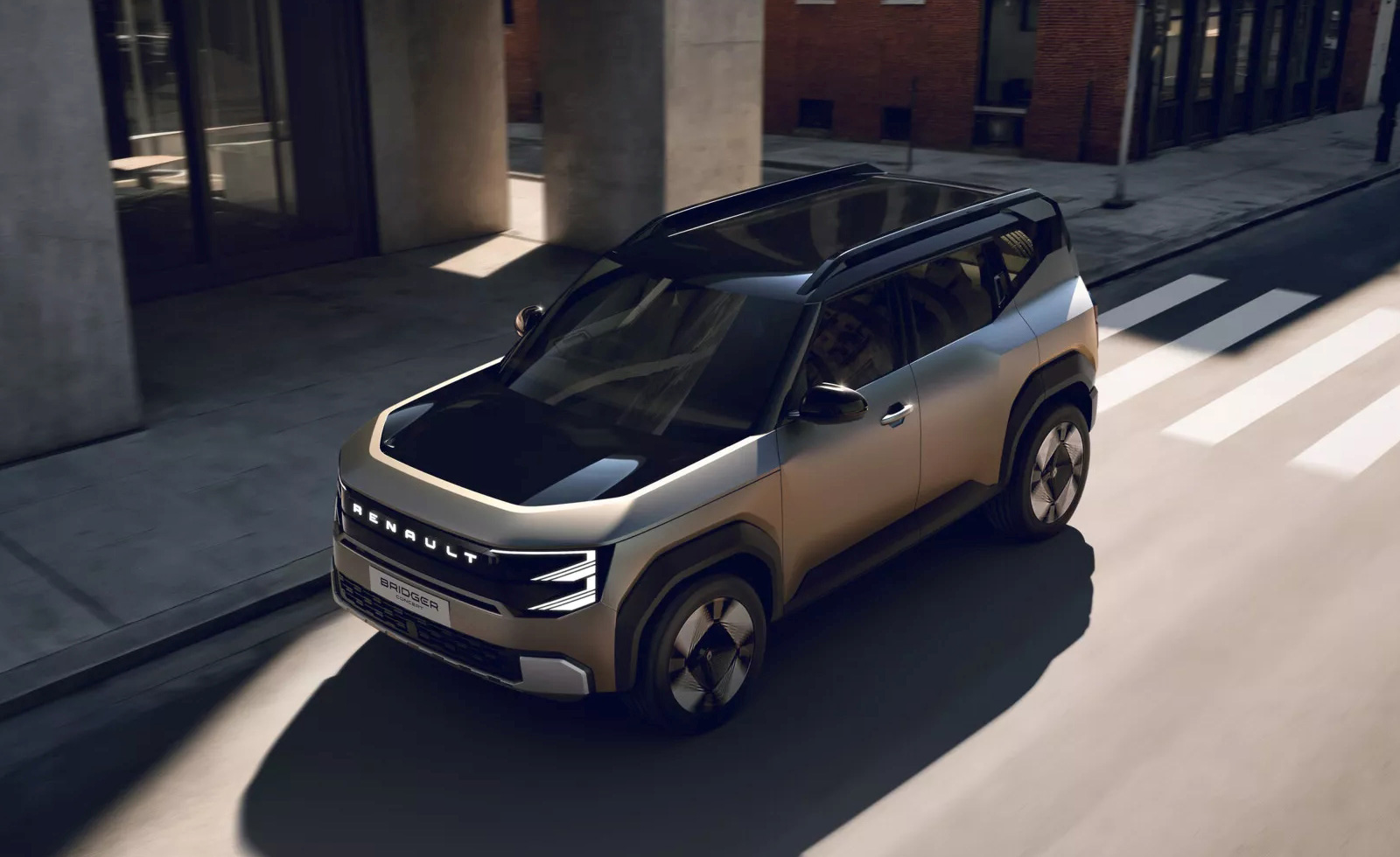 Запасне колесо на дверцятах Renault Bridger