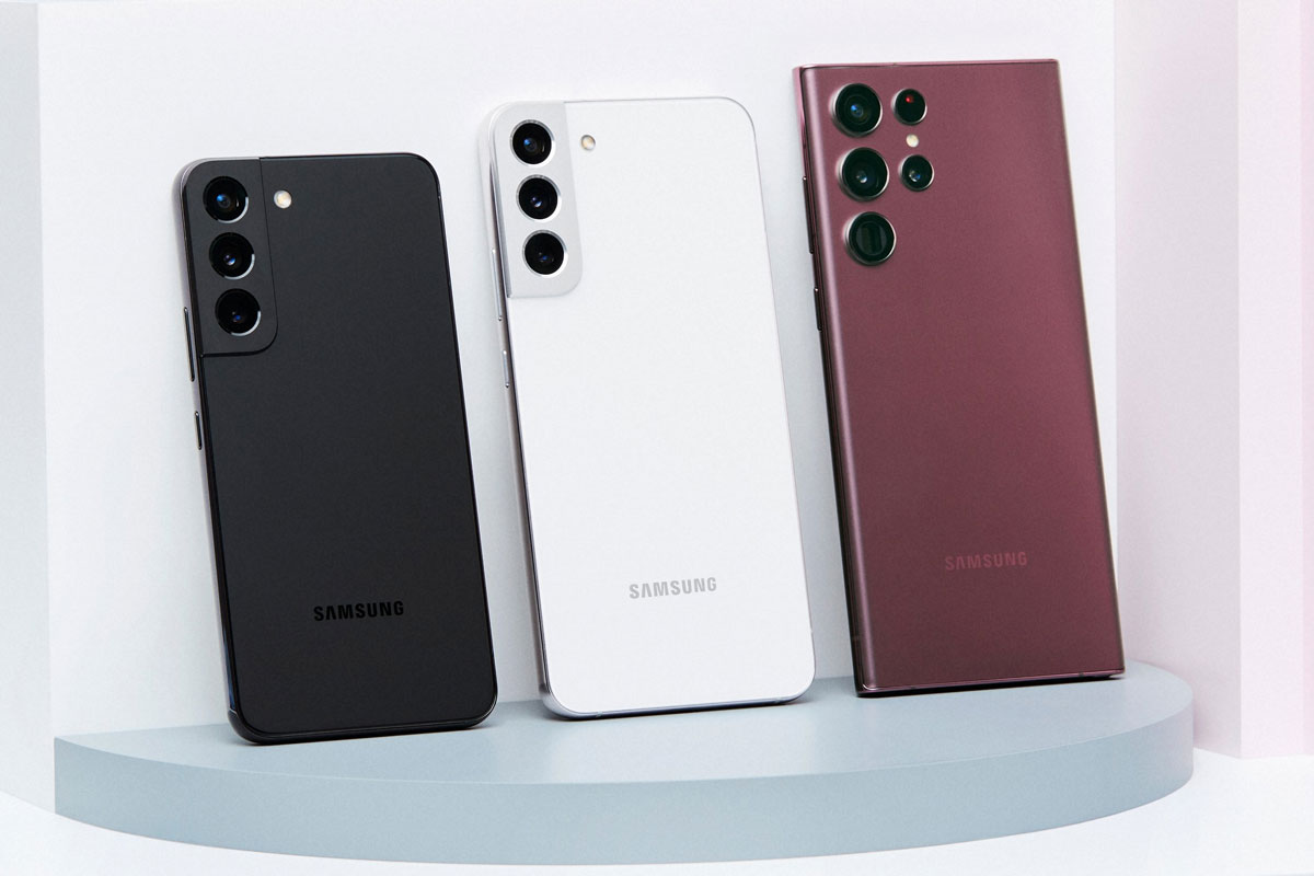 The Samsung Galaxy S22 series. Illustration: Samsung