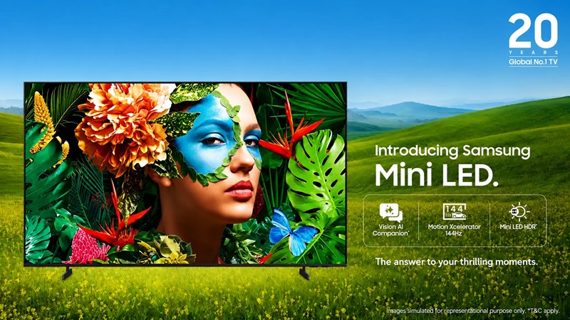 Samsung Mini LED TV Линейка