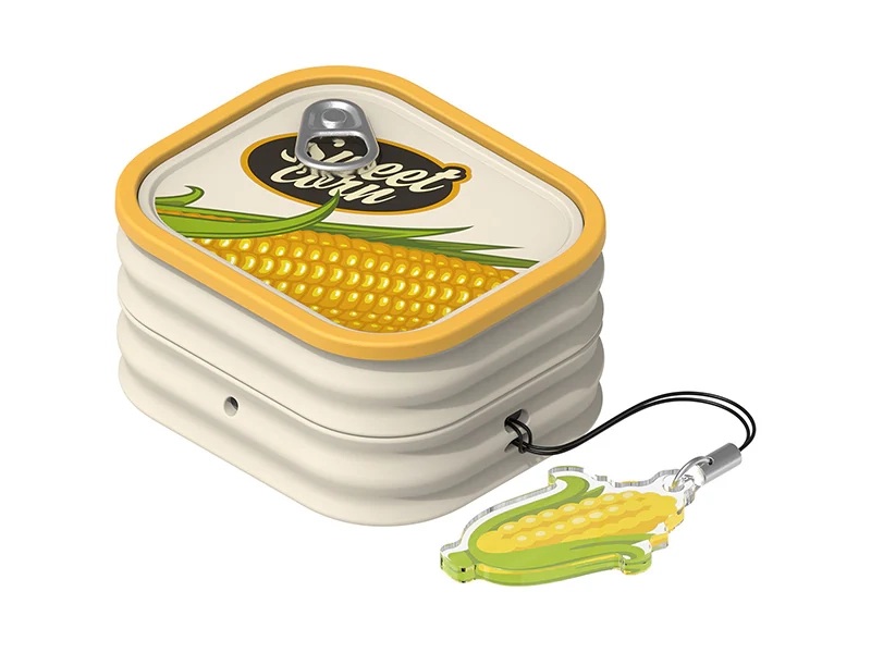 Food Can Case для Galaxy Buds 4 в стиле консервированной кукурузы