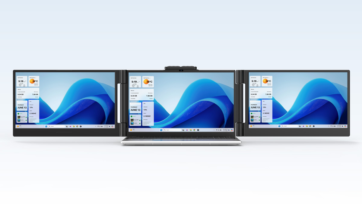 Монітор DIGI+ 14-inch Dual Extended Display зліва
