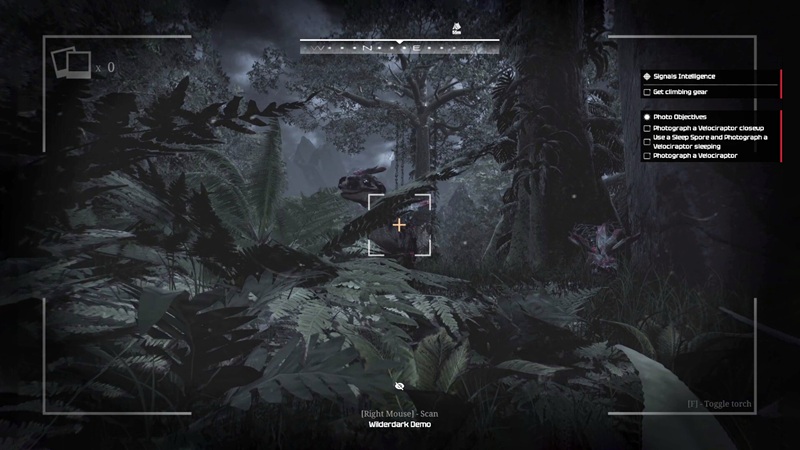 Exploration scene on Wilderdark island