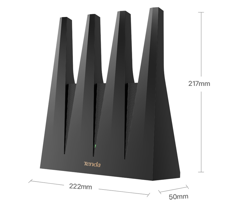 Tenda AX12 задня панель з портами