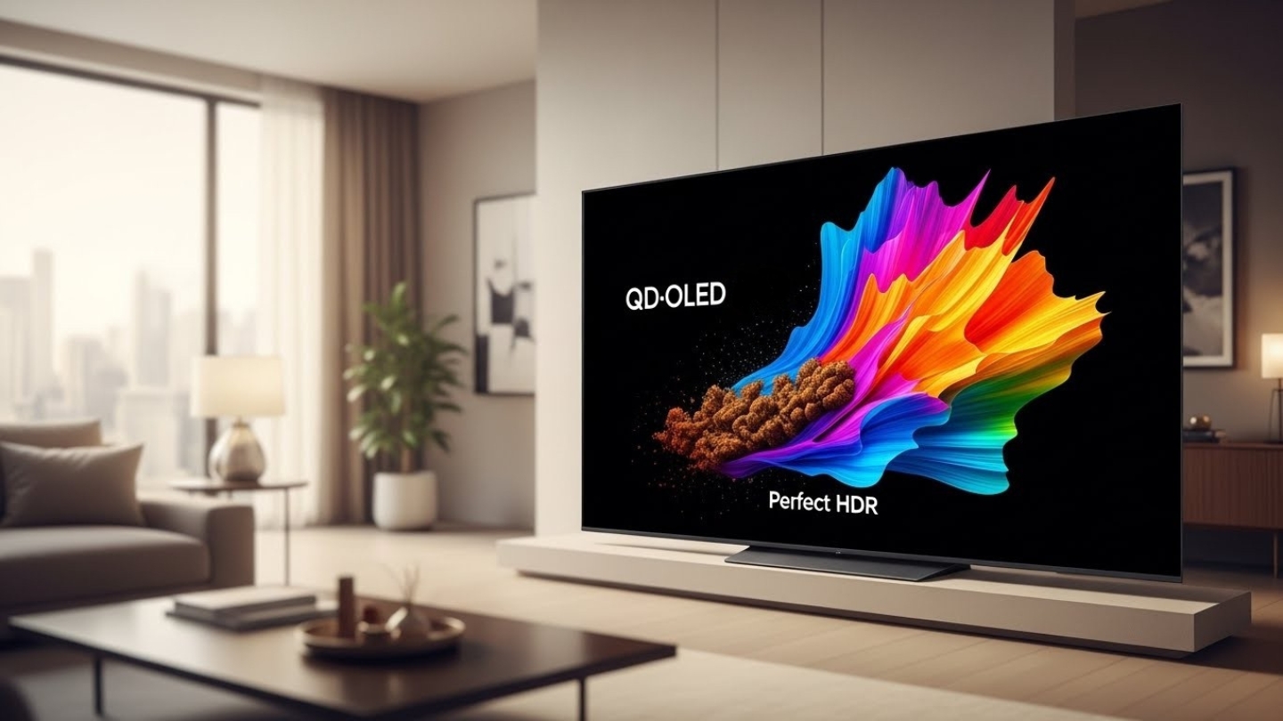 QD-OLED TV display