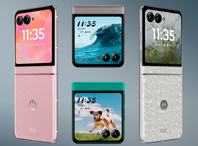 Motorola Razr 70 - три кольори PANTONE