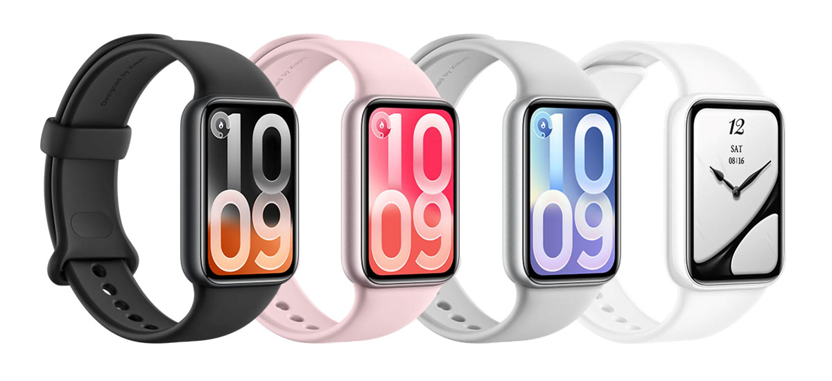 Xiaomi Smart Band 10 Pro in all available colours. Image: Xiaomi